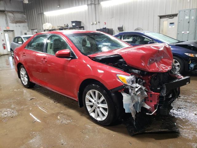 4T1BK1FK3CU504892 - 2012 TOYOTA CAMRY SE RED photo 4