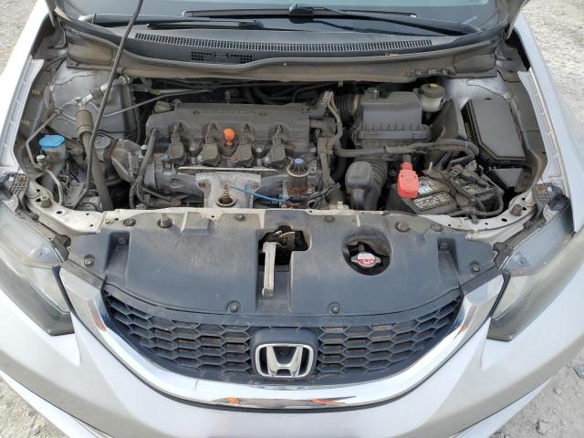 19XFB2F57FE284987 - 2015 HONDA CIVIC LX SILVER photo 11