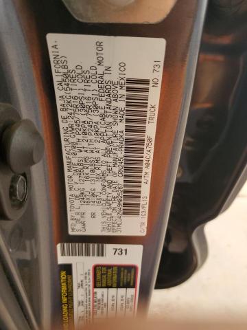 3TMLU42N49M025267 - 2009 TOYOTA TACOMA DOUBLE CAB رمادي صورة 12