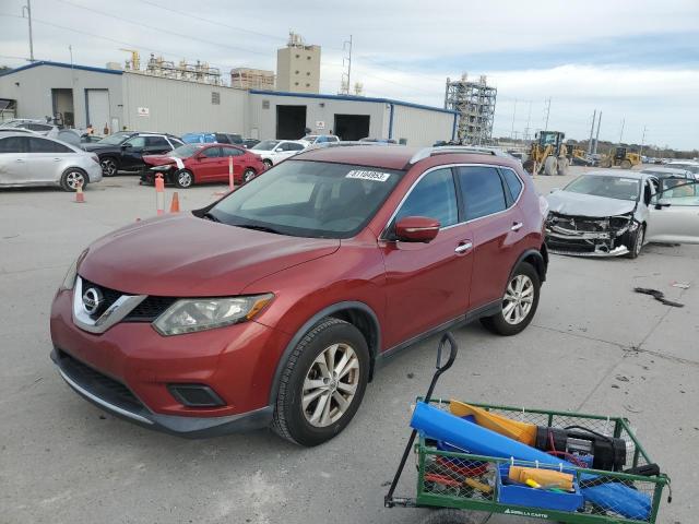 5N1AT2MT4EC819476 - 2014 NISSAN ROGUE S RED photo 1
