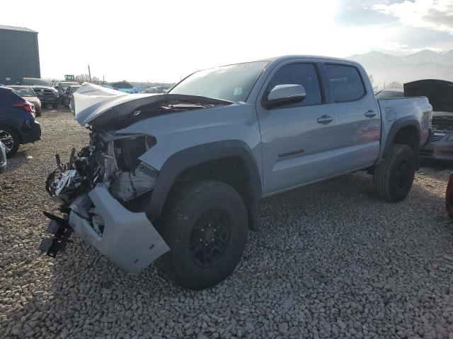 5TFCZ5AN8MX268933 - 2021 TOYOTA TACOMA DOUBLE CAB GRAY photo 1