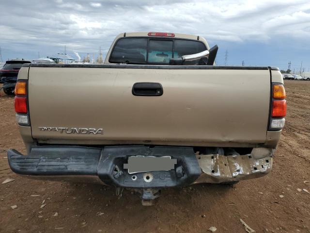 5TBRT34111S135353 - 2001 TOYOTA TUNDRA ACCESS CAB TAN photo 6