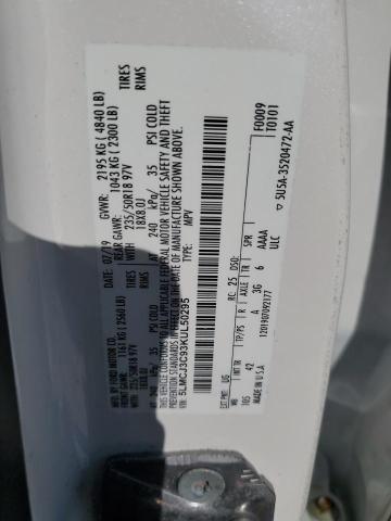 5LMCJ3C93KUL50295 - 2019 LINCOLN MKC RESERVE أبيض صورة 14