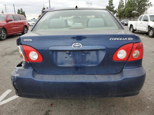 2T1BR32E35C450117 - 2005 TOYOTA COROLLA CE BLUE photo 6