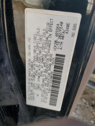 5TBRT341X2S300396 - 2002 TOYOTA TUNDRA ACCESS CAB შავი ფოტო 12