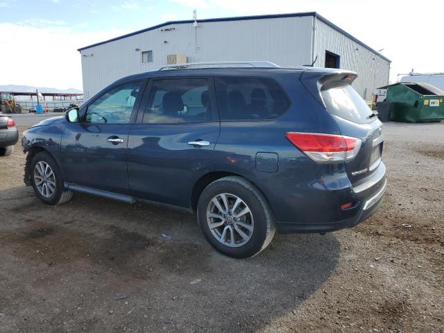 5N1AR2MNXEC659958 - 2014 NISSAN PATHFINDER S BLUE photo 2