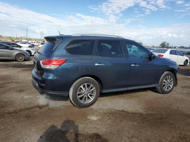 5N1AR2MNXEC659958 - 2014 NISSAN PATHFINDER S BLUE photo 3