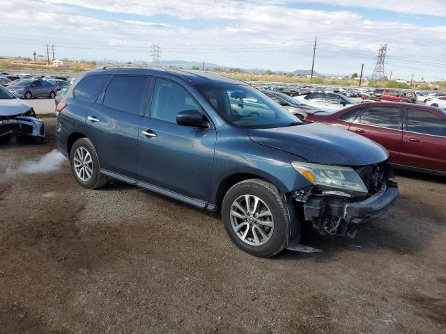 5N1AR2MNXEC659958 - 2014 NISSAN PATHFINDER S BLUE photo 4