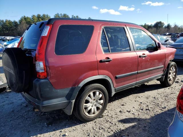 JHLRD78885C028197 - 2005 HONDA CR-V EX RED photo 3