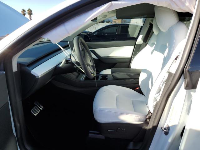 7SAYGDEE7NF402622 - 2022 TESLA MODEL Y WHITE photo 7