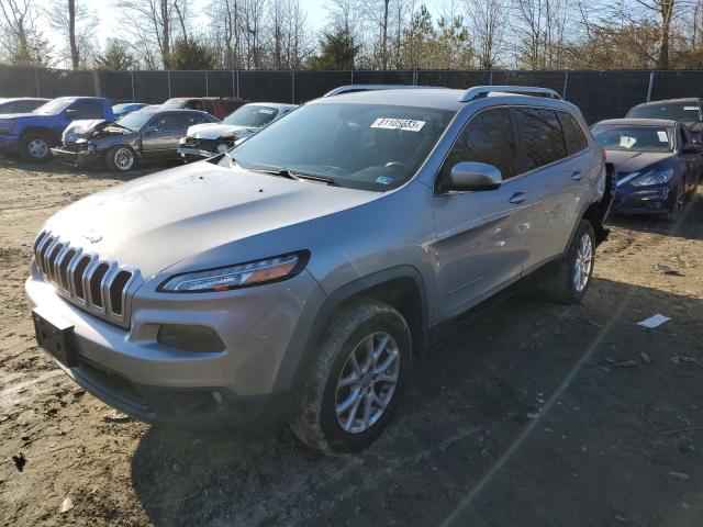 1C4PJMCS0EW318141 - 2014 JEEP CHEROKEE LATITUDE SILVER photo 1