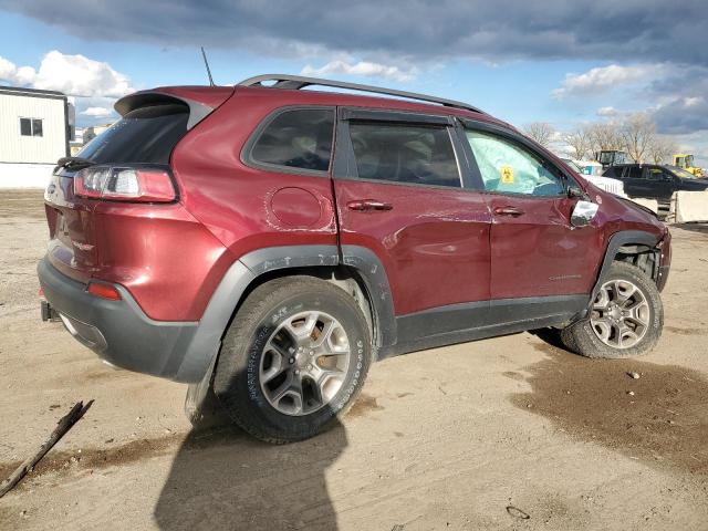 1C4PJMBX7KD441858 - 2019 JEEP CHEROKEE TRAILHAWK 勃艮第红 照片 3