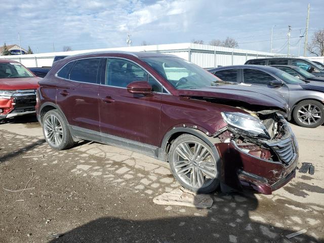 5LMTJ3DH8GUJ28753 - 2016 LINCOLN MKC RESERVE BURGUNDY photo 4
