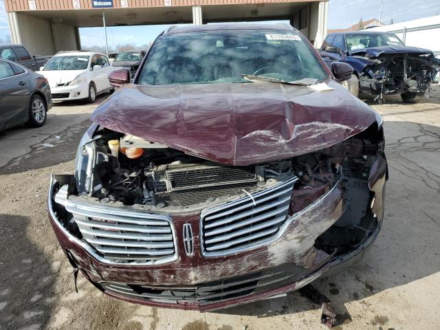 5LMTJ3DH8GUJ28753 - 2016 LINCOLN MKC RESERVE BURGUNDY photo 5