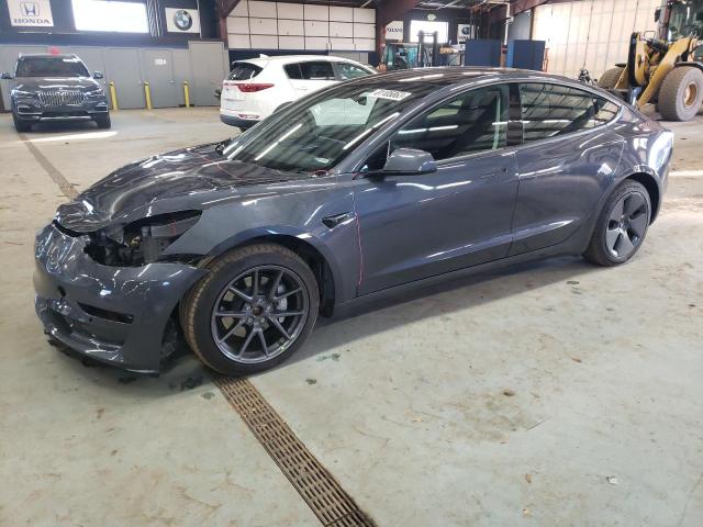 5YJ3E1EB8NF261433 - 2022 TESLA MODEL 3 GRAY photo 1