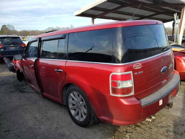 2FMGK5CC3ABA99727 - 2010 FORD FLEX SEL RED photo 2