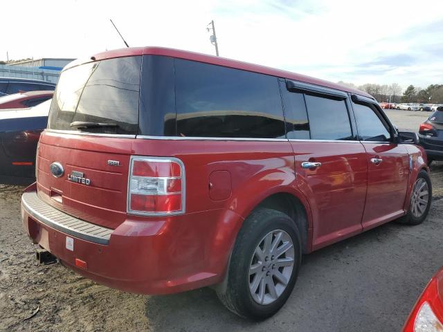 2FMGK5CC3ABA99727 - 2010 FORD FLEX SEL RED photo 3