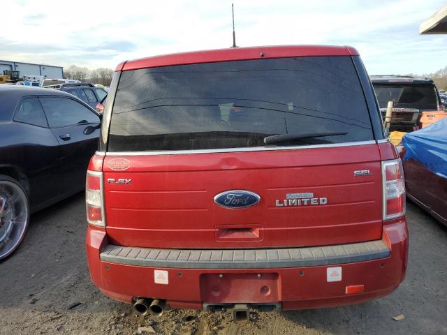 2FMGK5CC3ABA99727 - 2010 FORD FLEX SEL RED photo 6