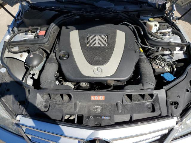 WDDGF5EB9AR107944 - 2010 MERCEDES-BENZ C 300 SILVER photo 11