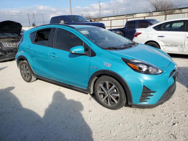 JTDKDTB3XJ1616337 - 2018 TOYOTA PRIUS C TURQUOISE photo 4