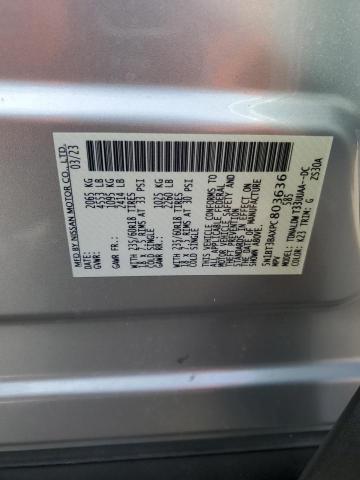 5N1BT3BAXPC803636 - 2023 NISSAN ROGUE SV SILVER photo 13