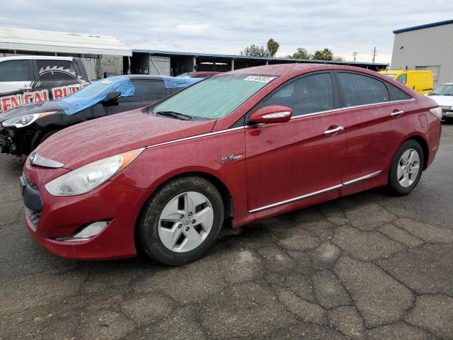 KMHEC4A41CA031984 - 2012 HYUNDAI SONATA HYBRID RED photo 1