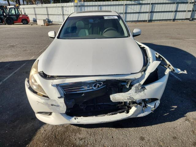 JN1DV6AP9BM601679 - 2011 INFINITI G25 BASE WHITE photo 5