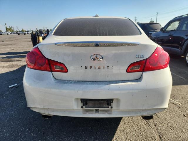 JN1DV6AP9BM601679 - 2011 INFINITI G25 BASE WHITE photo 6