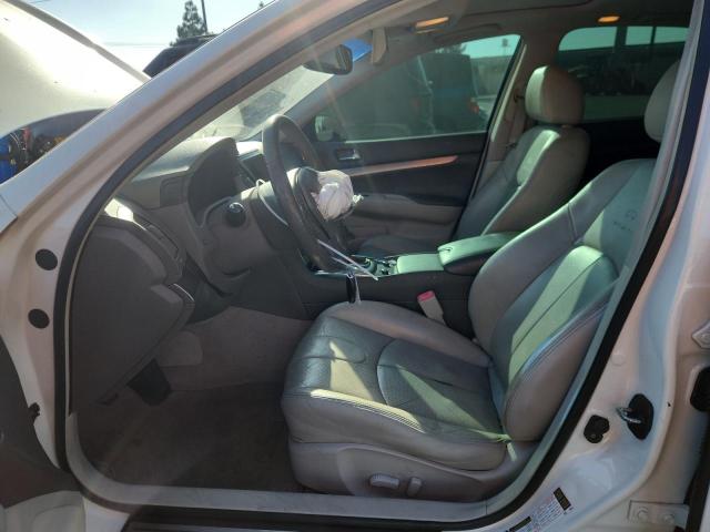 JN1DV6AP9BM601679 - 2011 INFINITI G25 BASE WHITE photo 7