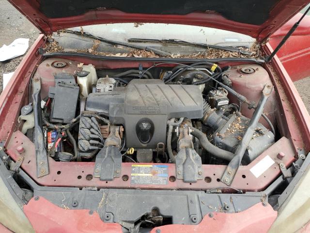 2G2WR554071128959 - 2007 PONTIAC GRAND PRIX GT Czerwony zdjęcie 11