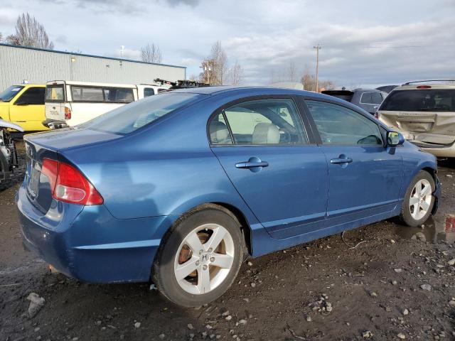 1HGFA16867L114153 - 2007 HONDA CIVIC EX BLUE photo 3