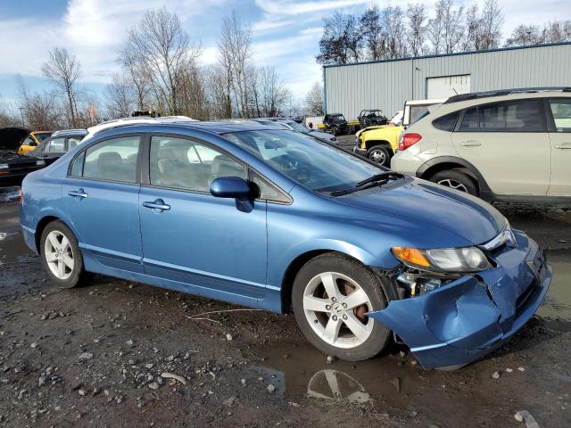 1HGFA16867L114153 - 2007 HONDA CIVIC EX BLUE photo 4