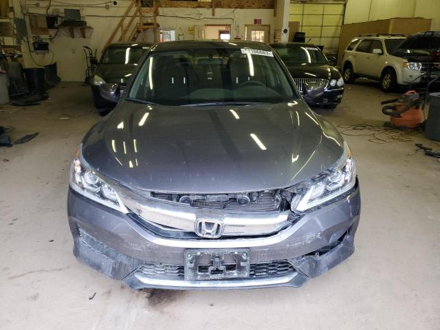 1HGCR2F31HA222358 - 2017 HONDA ACCORD LX GRAY photo 5