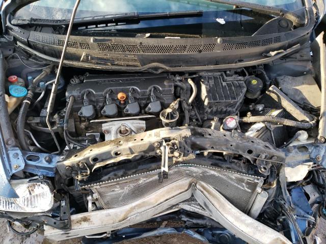 2HGFG12886H509208 - 2006 HONDA CIVIC EX BLUE photo 11