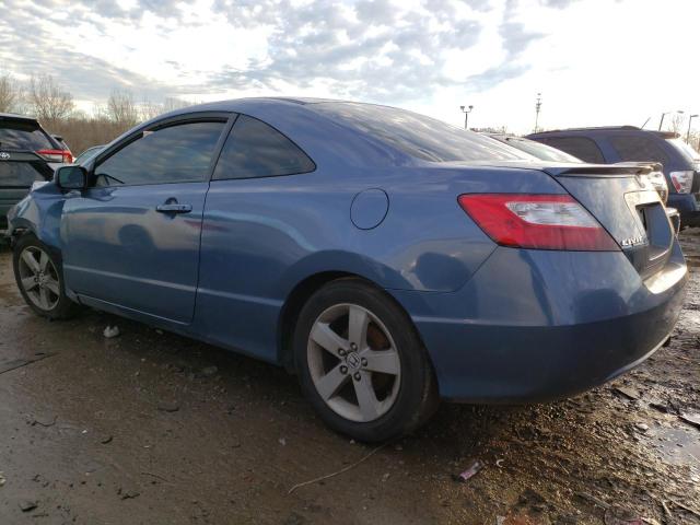 2HGFG12886H509208 - 2006 HONDA CIVIC EX BLUE photo 2