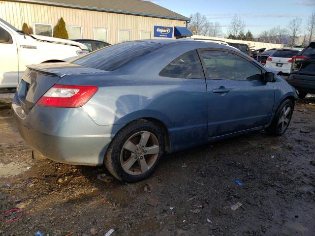 2HGFG12886H509208 - 2006 HONDA CIVIC EX BLUE photo 3