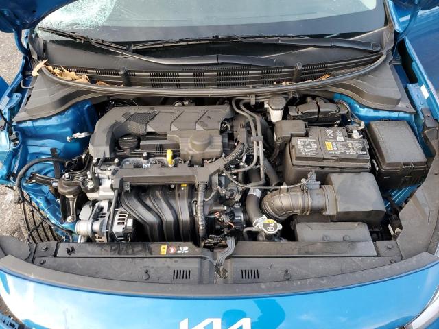 3KPA24AD3PE552231 - 2023 KIA RIO LX BLUE photo 11