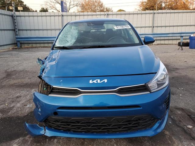 3KPA24AD3PE552231 - 2023 KIA RIO LX BLUE photo 5