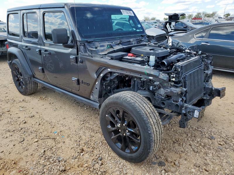 1C4HJXDN8LW282436 - 2020 JEEP WRANGLER U SPORT შავი ფოტო 4