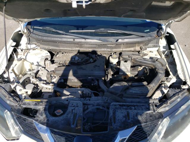 5N1AT2MT3FC837565 - 2015 NISSAN ROGUE S WHITE photo 11