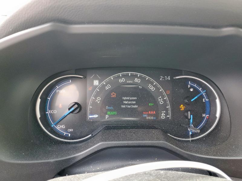 4T3RWRFV5SU187389 - 2025 TOYOTA RAV4 XLE SILVER photo 9