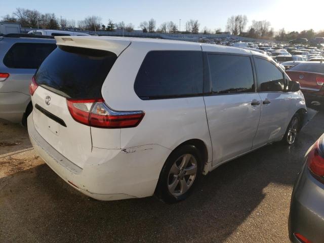 5TDZK3DC6FS568881 - 2015 TOYOTA SIENNA WHITE photo 3