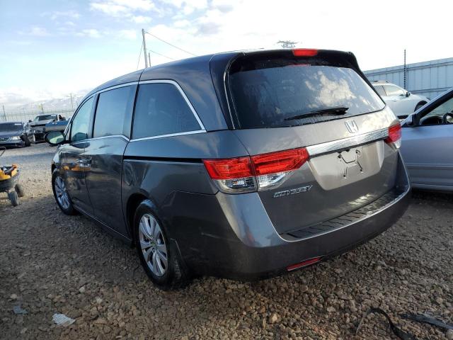 5FNRL5H68EB088633 - 2014 HONDA ODYSSEY EXL CHARCOAL photo 2