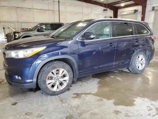 2016 TOYOTA HIGHLANDER XLE, 