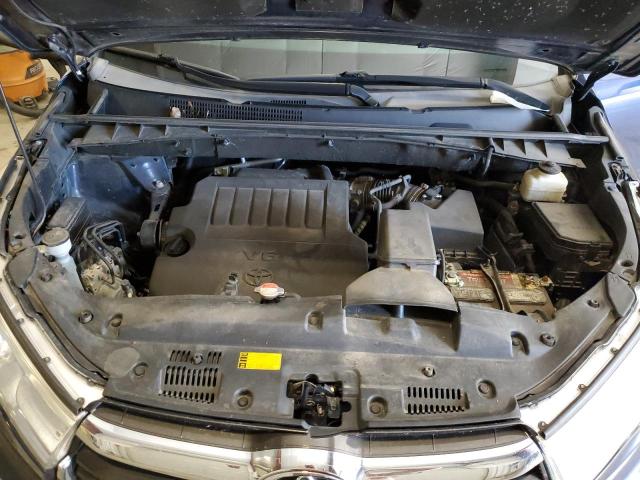 5TDJKRFH4GS292565 - 2016 TOYOTA HIGHLANDER XLE Կապույտ լուսանկար 12