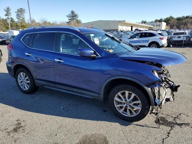 KNMAT2MV5HP566896 - 2017 NISSAN ROGUE S BLUE photo 4