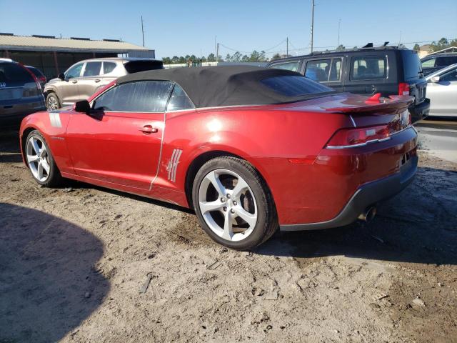 2G1FK3DJ4F9126331 - 2015 CHEVROLET CAMARO 2SS RED photo 2