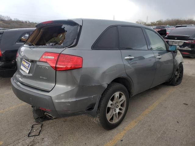 2HNYD28328H519599 - 2008 ACURA MDX TECHNOLOGY ნაცრისფერი ფოტო 3