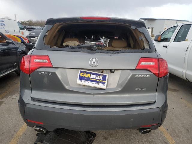 2HNYD28328H519599 - 2008 ACURA MDX TECHNOLOGY ნაცრისფერი ფოტო 6