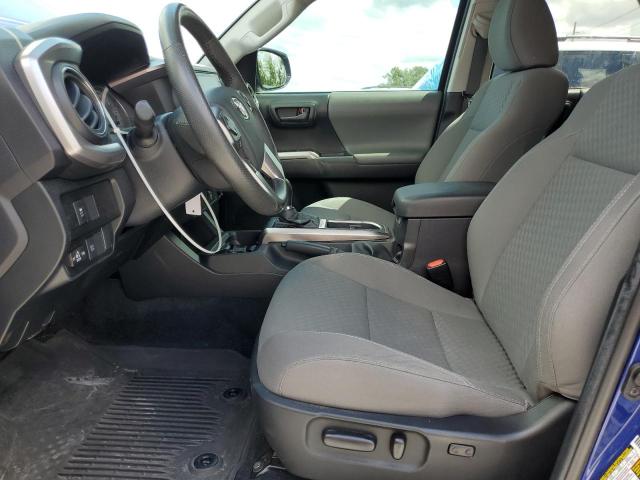 3TMAZ5CN6NM169183 - 2022 TOYOTA TACOMA DOUBLE CAB BLUE photo 7